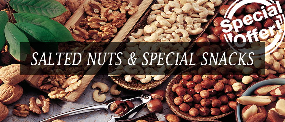 Salted nuts for beautiful butts